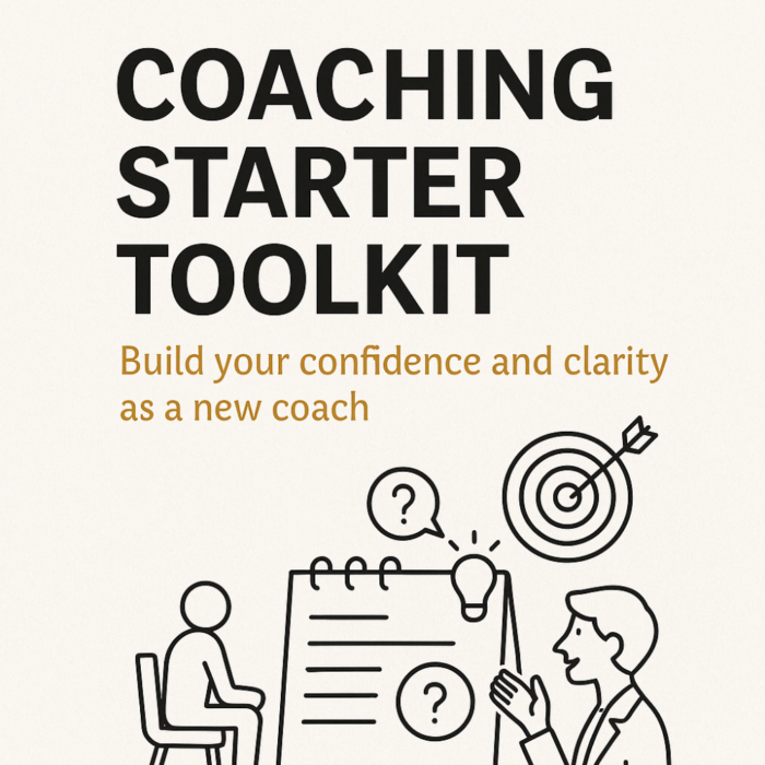 Coach in Progress Toolkit – coaching toolkit for new coaches